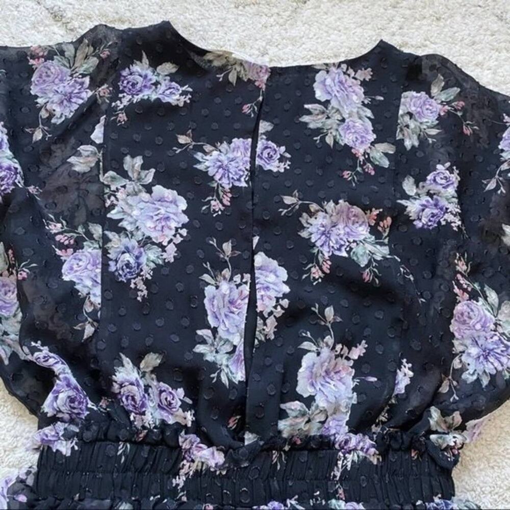 LoveShackFancy Kaia Silk Floral Mini Dress Size XS - Picture 10 of 13
